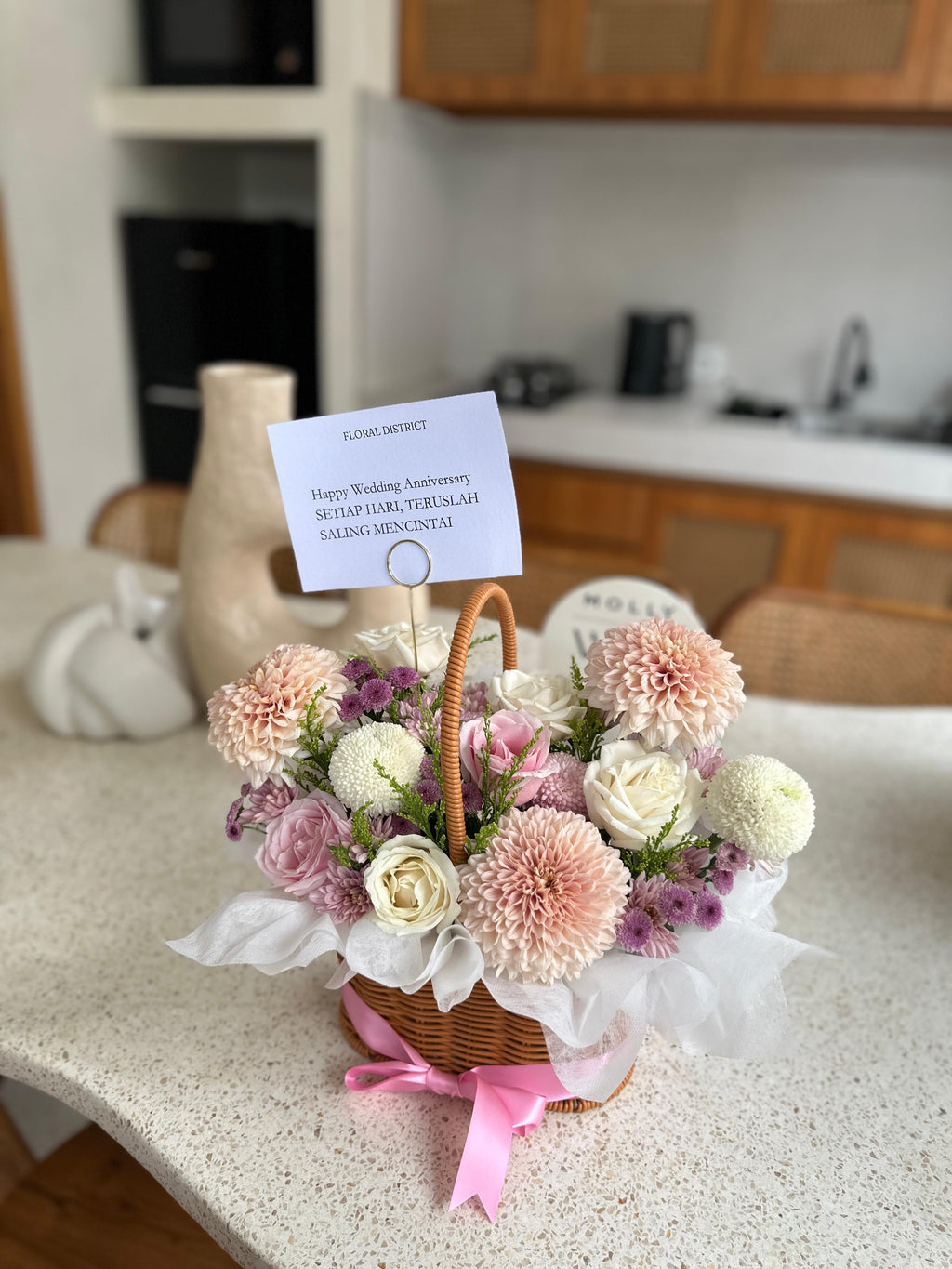 Cotton Candy Basket