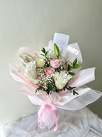 Petite Lily and Rose Bouquet