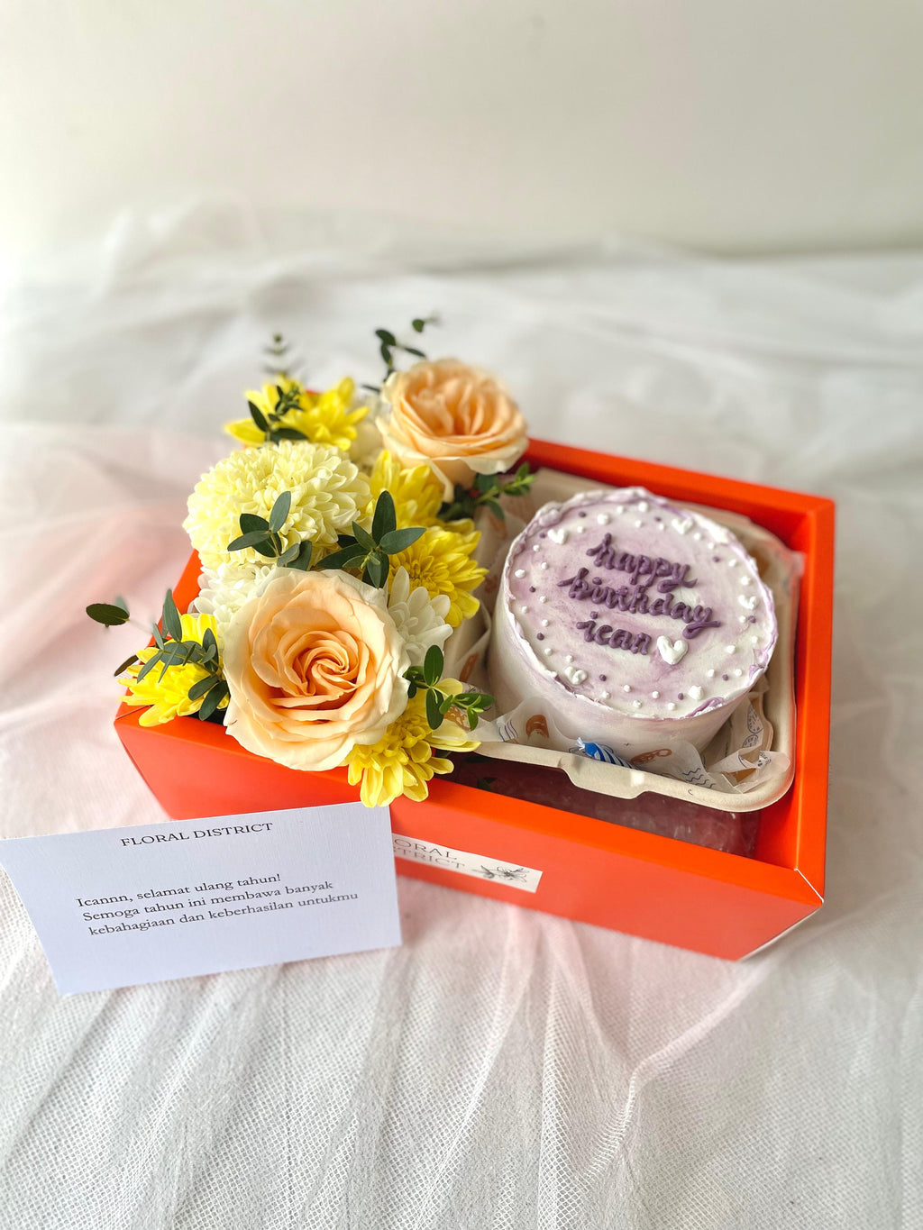Flower & Bento Cake – Custom Style