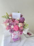 Peony Mum Blush Bloombox