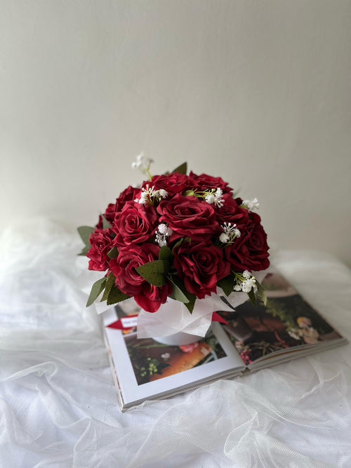 Artificial Rose Bloombox