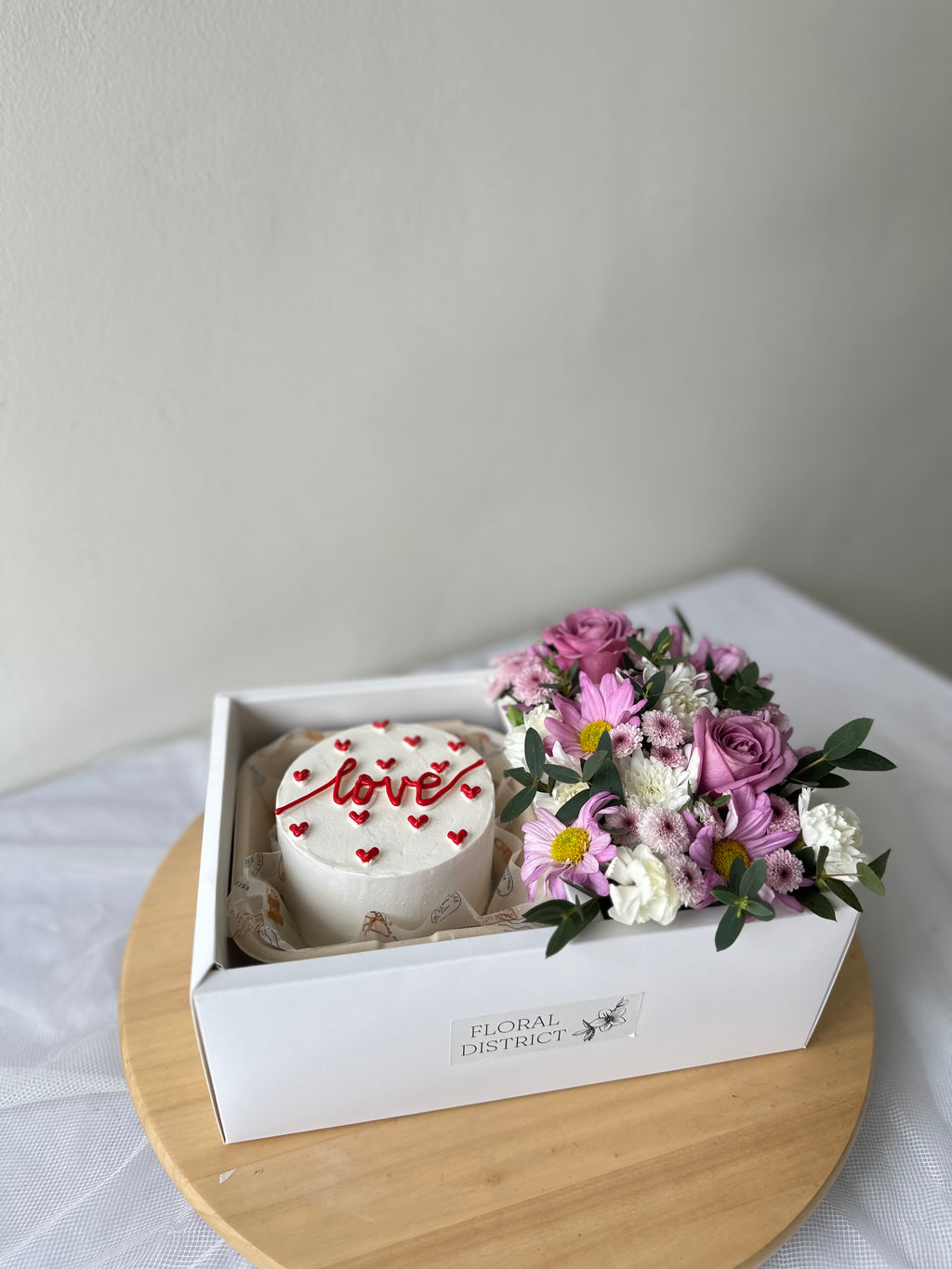 Flower & Love Cake