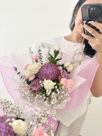 Peony Mum Stage Bouquet
