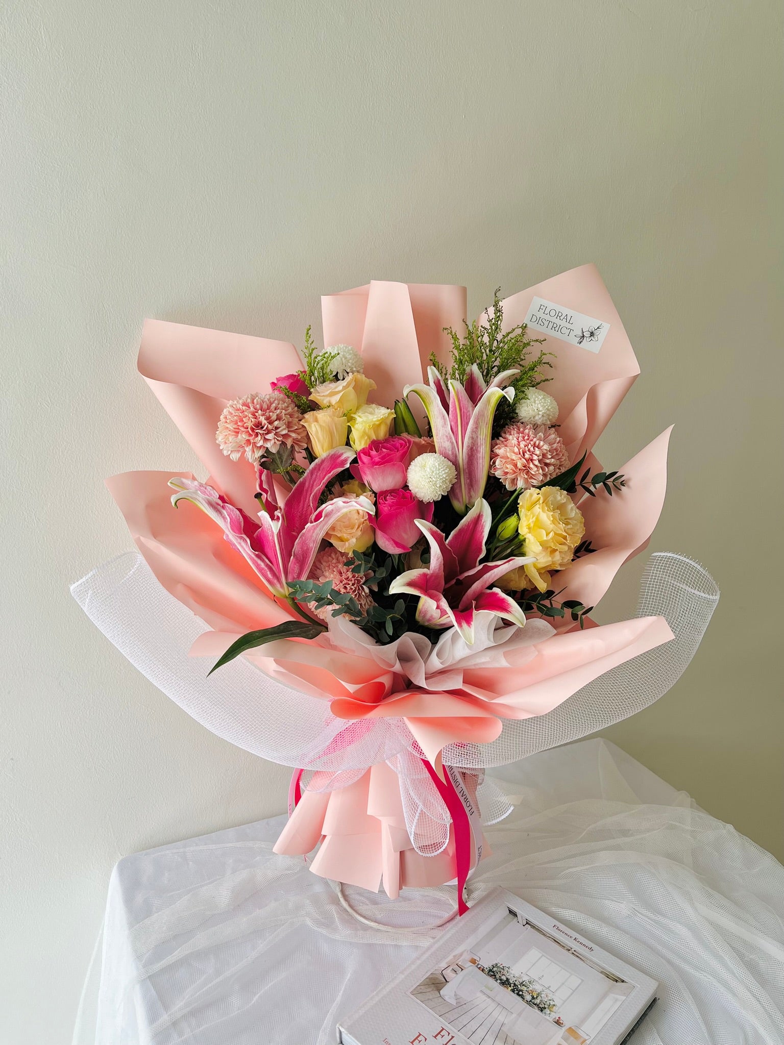 Pink Lily Delight Bouquet