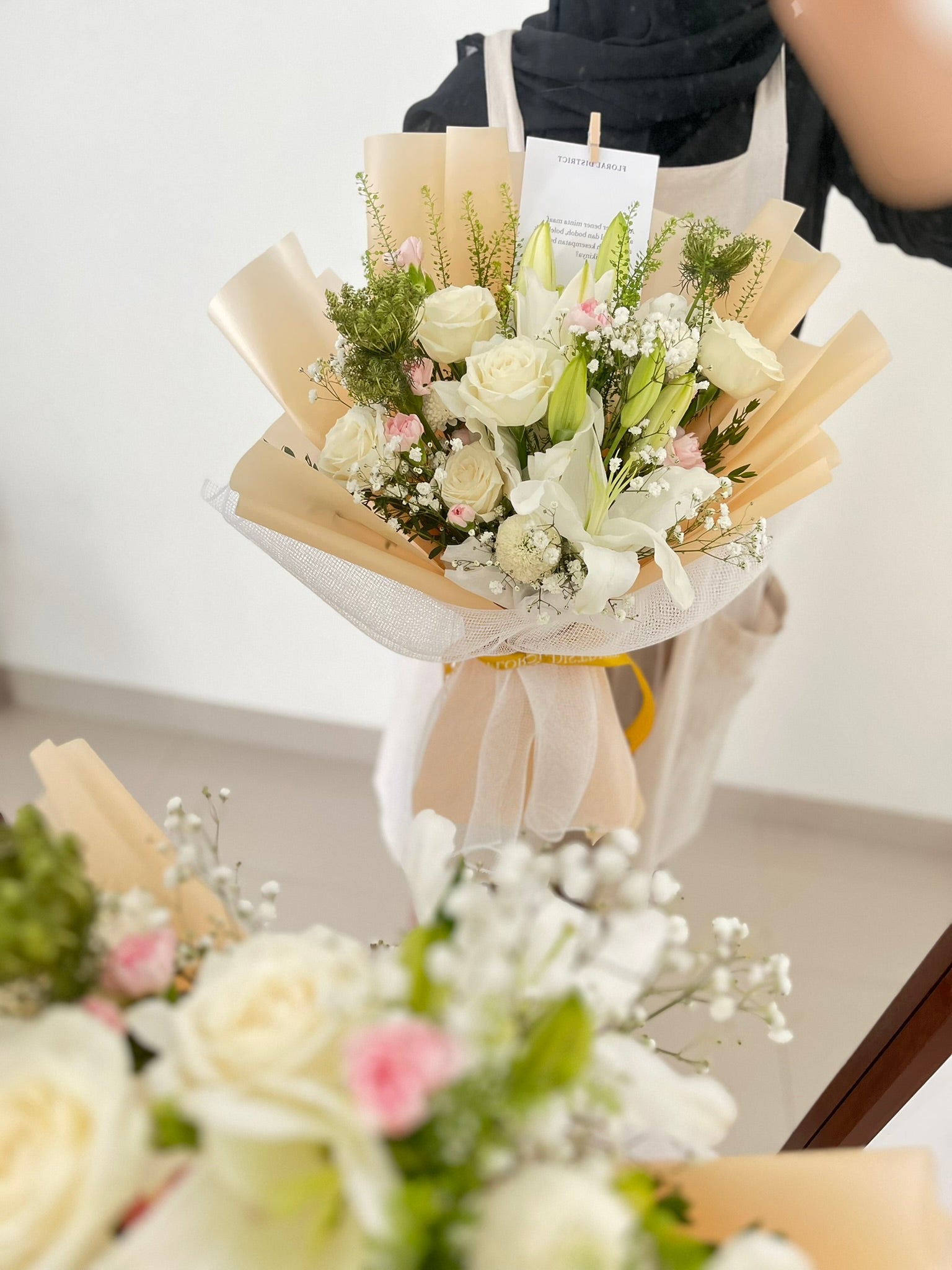Lily and Rose Bouquet