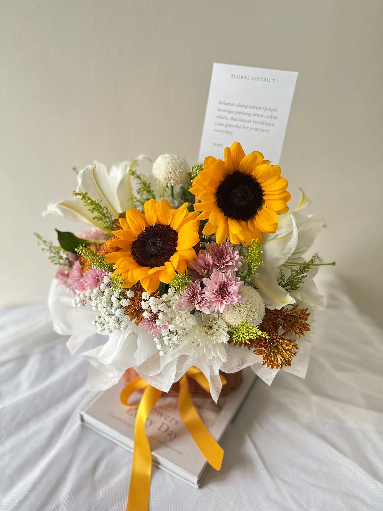 Sunny Lily Basket