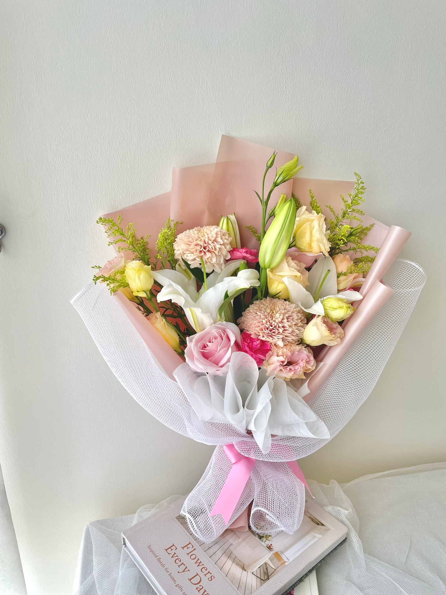 Sun-kissed Lily Delight Bouquet