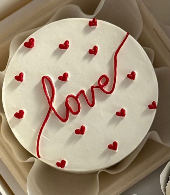Flower & Love Cake