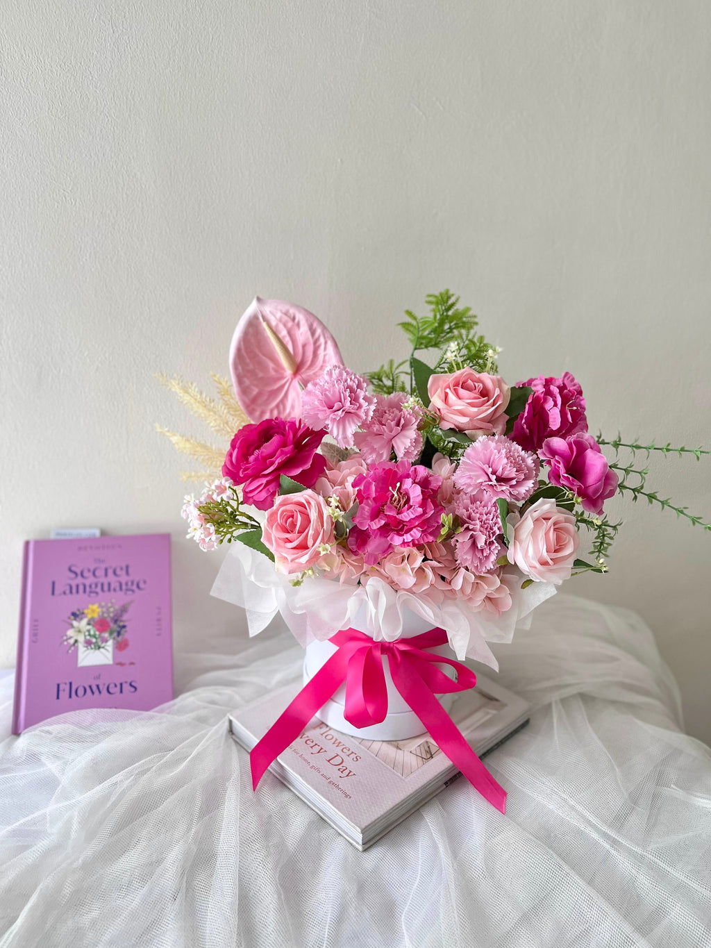 Blush Bloombox (Artificial Flower)